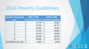 poverty guidelines -  2014