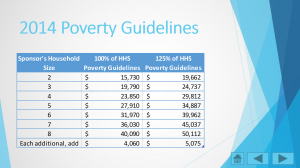poverty guidelines - 2014